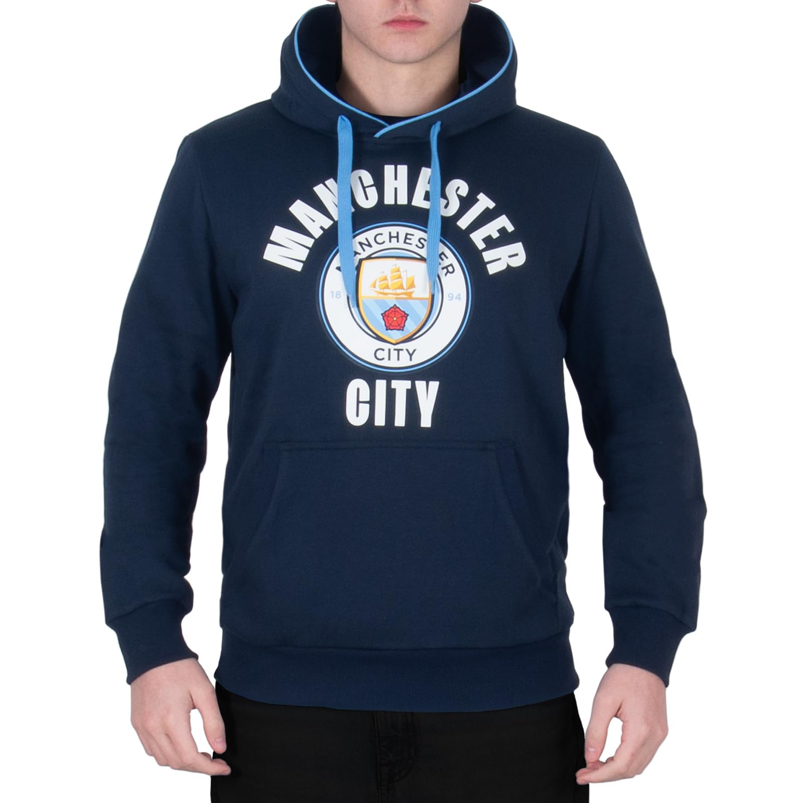 Manchester City FC Men's Hoodie - XL - Navy
