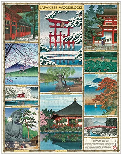 Cavallini 1000 Piezas Rompecabezas, Grabados Madera Japonesa miniatura 2