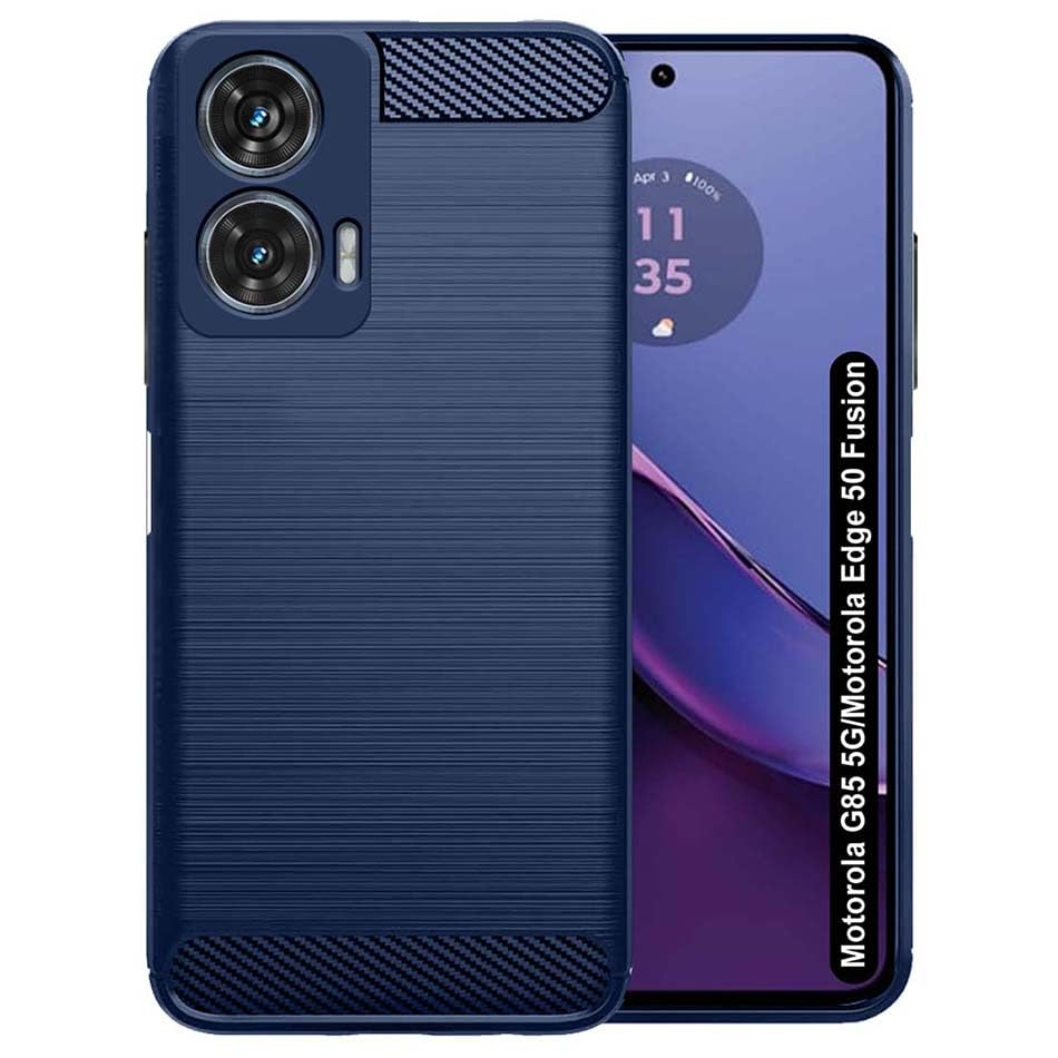 Fashionury Back Cover for Motorola G85 5G / Motorola Edge 50 Fusion | Anti-Slip Grip | Hybrid Protection | Rubber TPU Stylish Back Case for Motorola G85 5G / Moto Edge 50 Fusion (Blue) (B0D4LQVD4L) Amazon Price History, Amazon Price Tracker