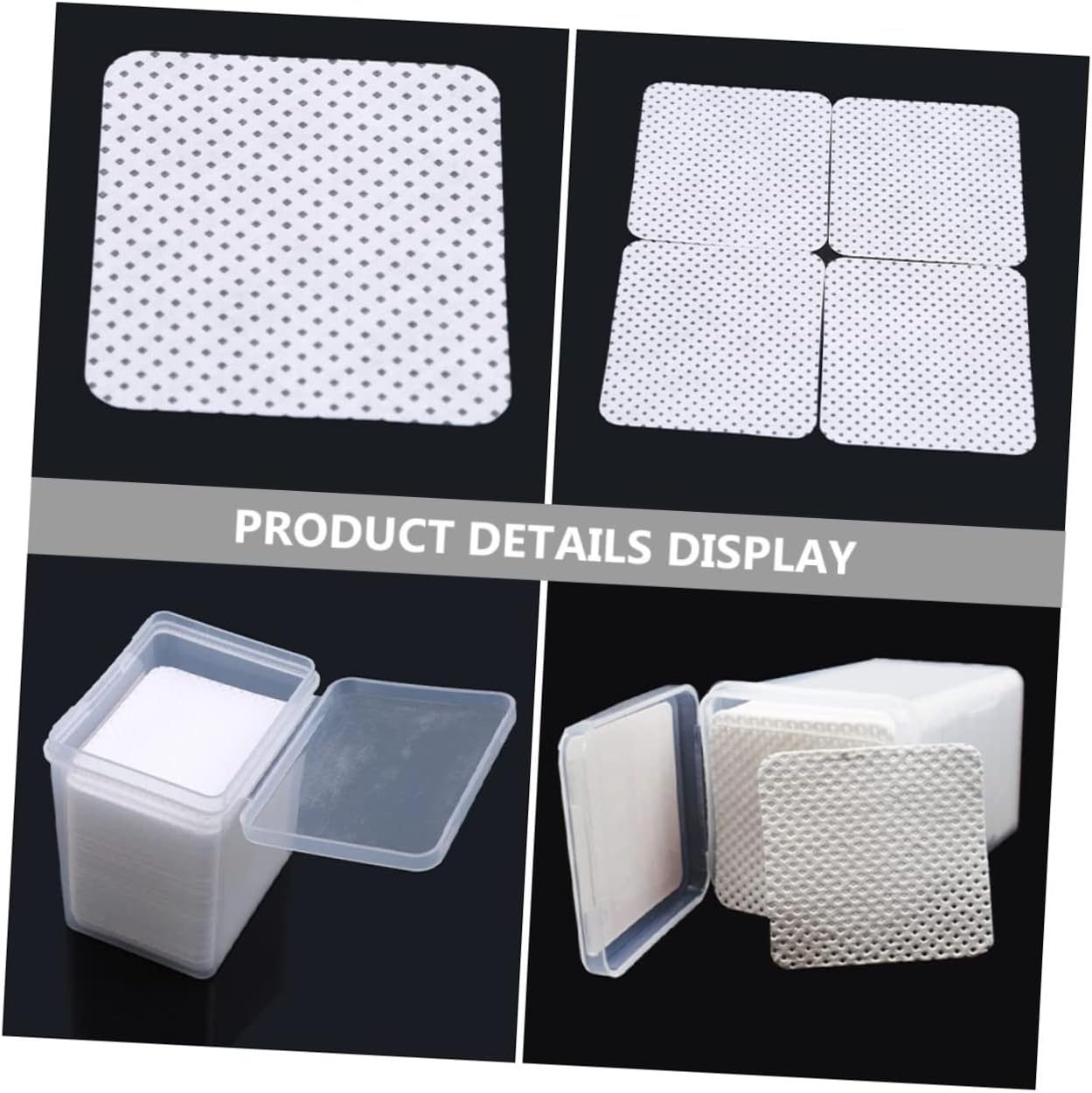 Eyelash Extension Wipes 400Pcs Non Woven Fabric Cleaning Pads for Women image 4