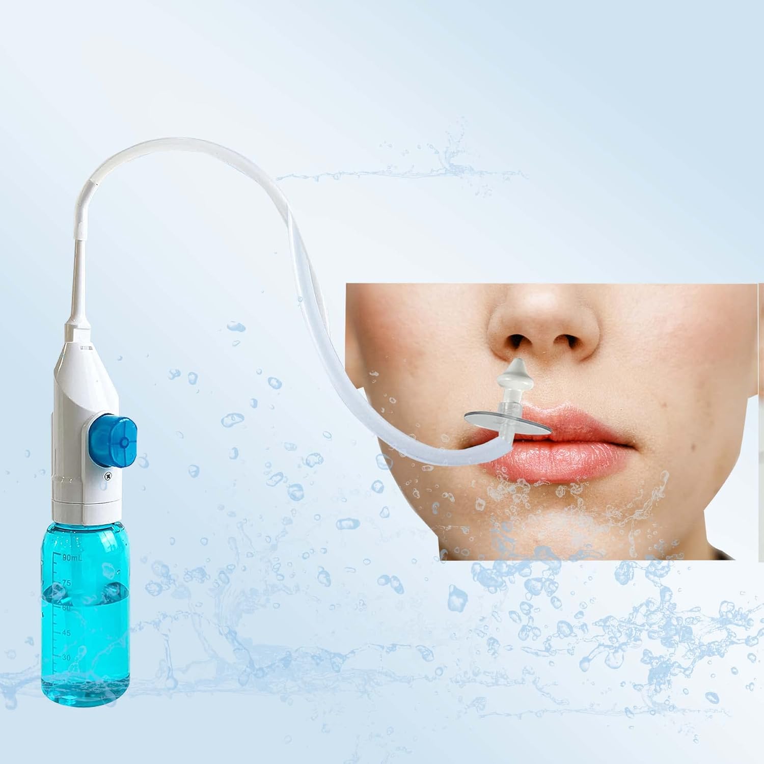 FSQYMYGS Nasal Irrigator Nasal Irrigation System for Sinus Relief and Rinse