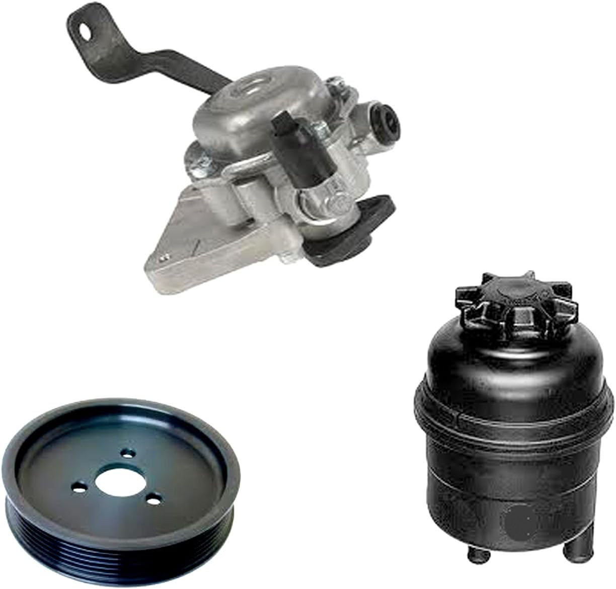 Power Steering Pump LF-20 P/S PULLEY RESERVOIR TANK for BMW E46 323i 325i 328Ci