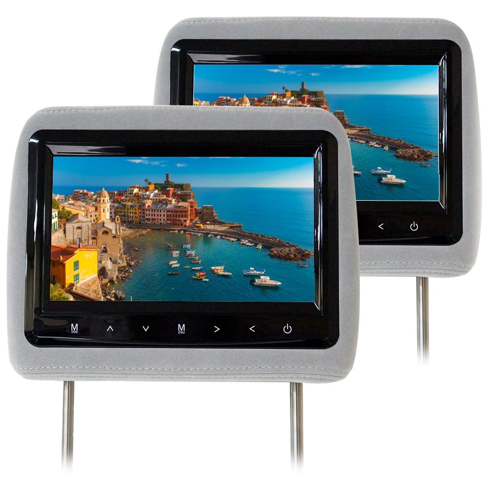 Amazon.co.jp: 9インチ タッチボタンヘッドレストモニターモケット 