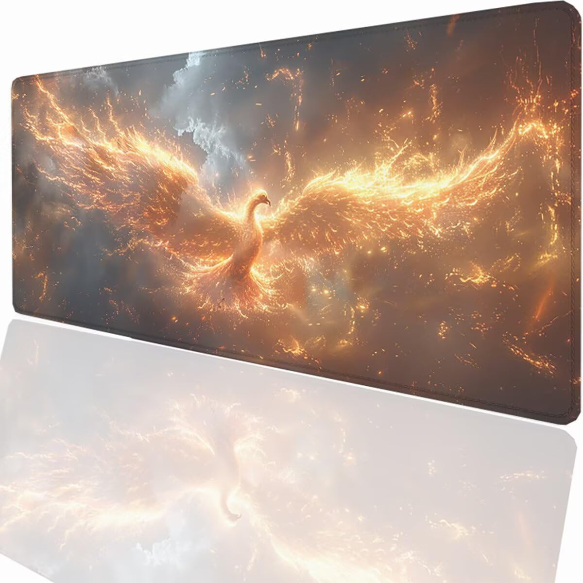 Tappetino per Mouse Gaming XXL 1200x600x3mm – Ufficio Mousepad Grande Migliora la Velocità e la Precisione Tenuta Stabile Sottomano per Ufficio e Casa Accessori Scrivania Animale Astratto LMDT12422