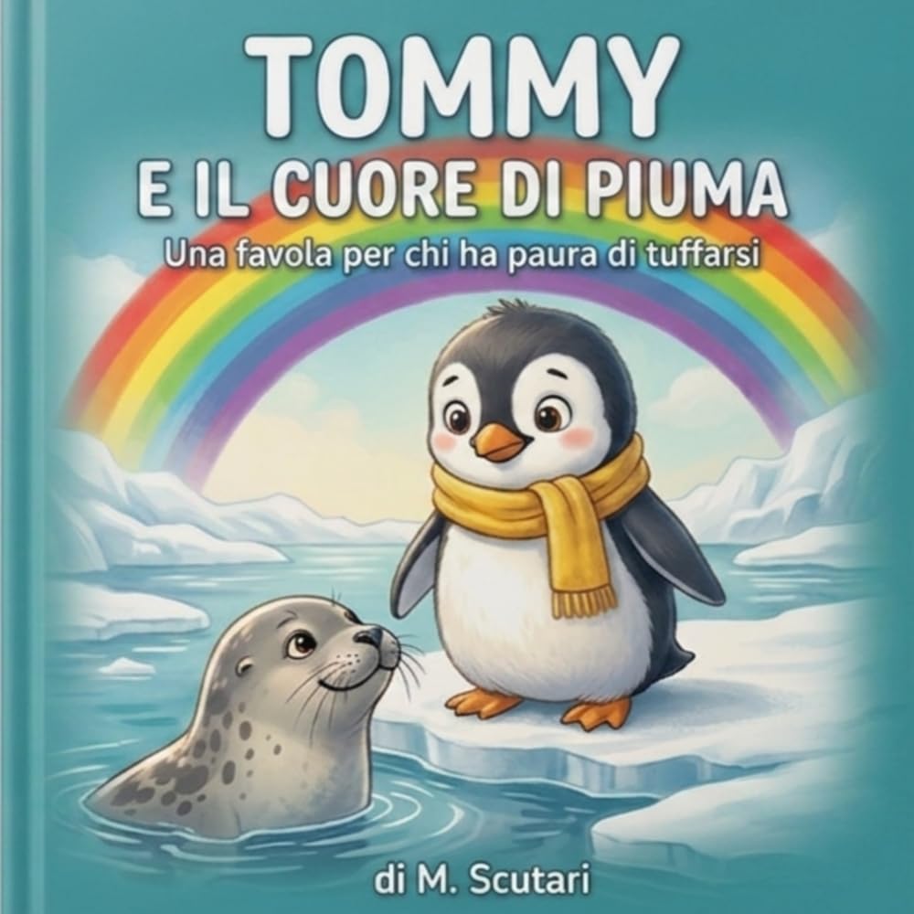Tommy il pinguino dal cuore di piuma: Una favola illustrata sul coraggio di tuffarsi e superare le proprie paure.