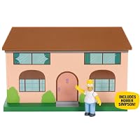 Playset Casa Diorama Soggiorno Pacific dei Simpson Jakks, con licenza ufficiale