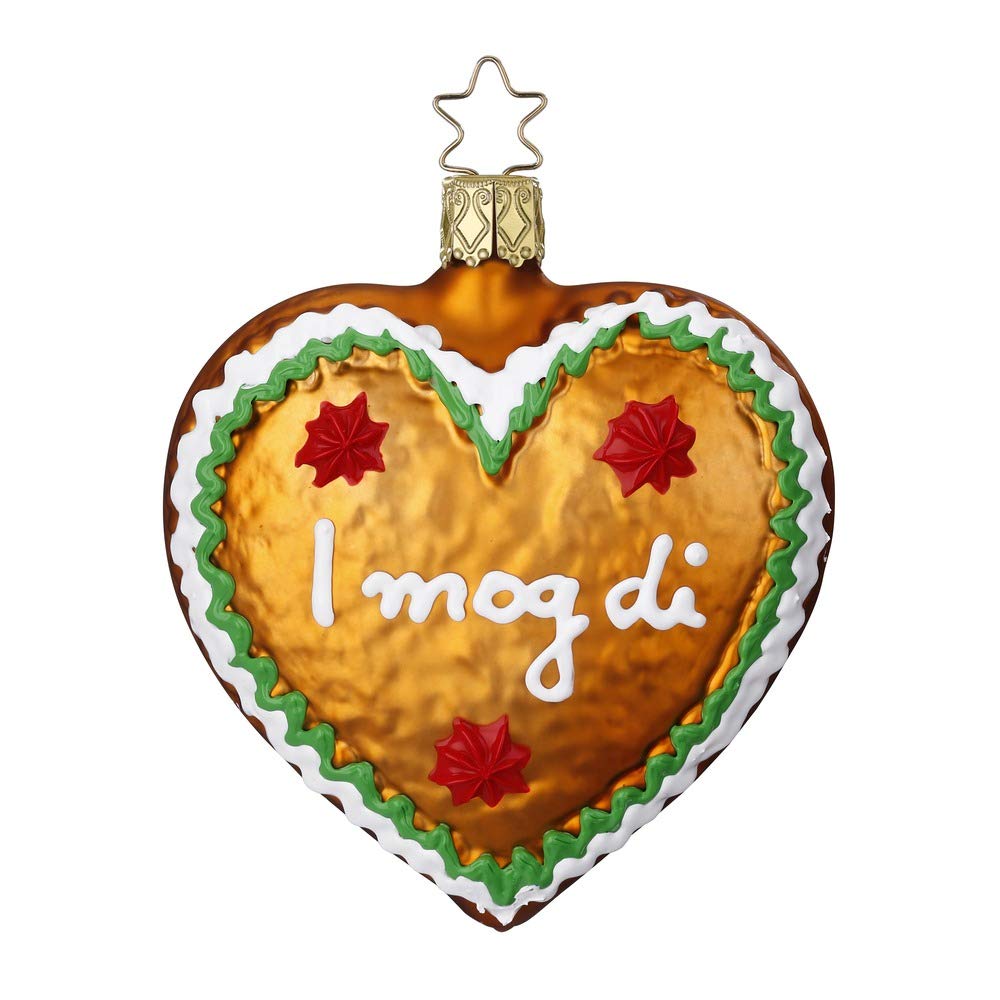 Décoration de sapin de Noël Inge-Glas un cadeau artisanal soufflé à la bouche