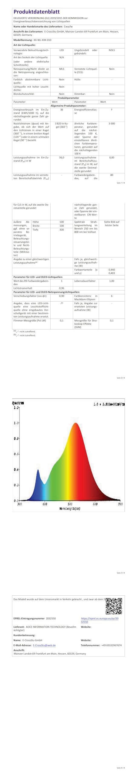 Applique Murale LED 36W Noir 3000K Blanc Chaud IP65 Étanche Angle de Faisceau Réglable Intérieur/Extérieur