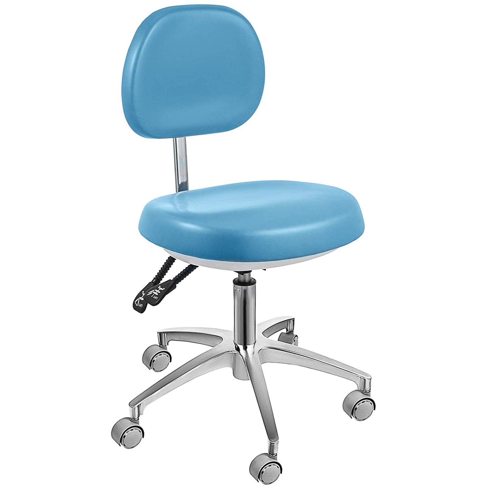 HSRG Medical Dental Stool, Height Adjustable Doctor Chair Ergonomic Beauty Stool Salon Barber Chair, for Dentists Clinic and Office