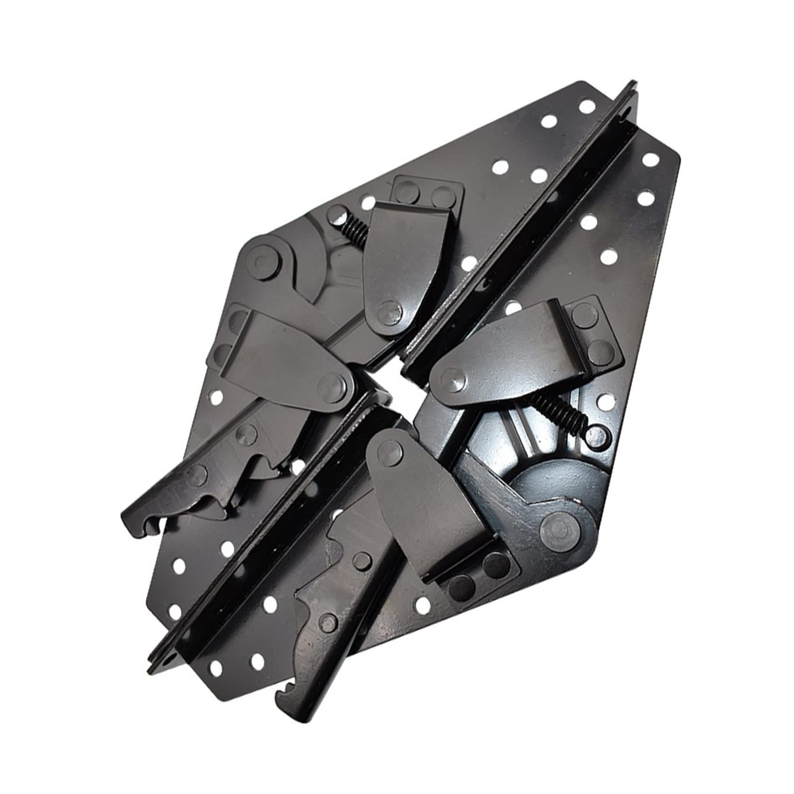 Shundeed Black Folding Bed Lifting Hinge, 3-Position Angle Mechanism Lazy Sofa Support Self-Locking Hinge, Furniture Hardware Accessories.(Black)