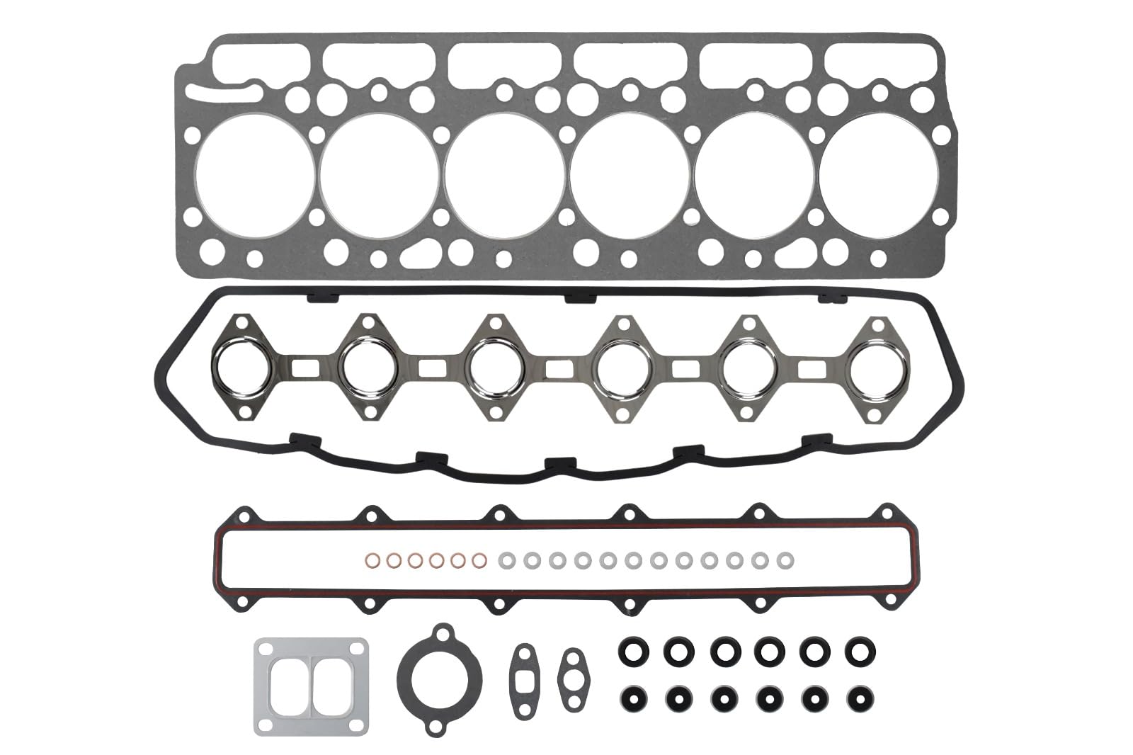 Head Gasket Set fits International NAVISTAR DT360 Engines 1817255C95, HS54253,2 Year Factory Warranty, Made in Turkey, OEM Equvalent, ISO 9001