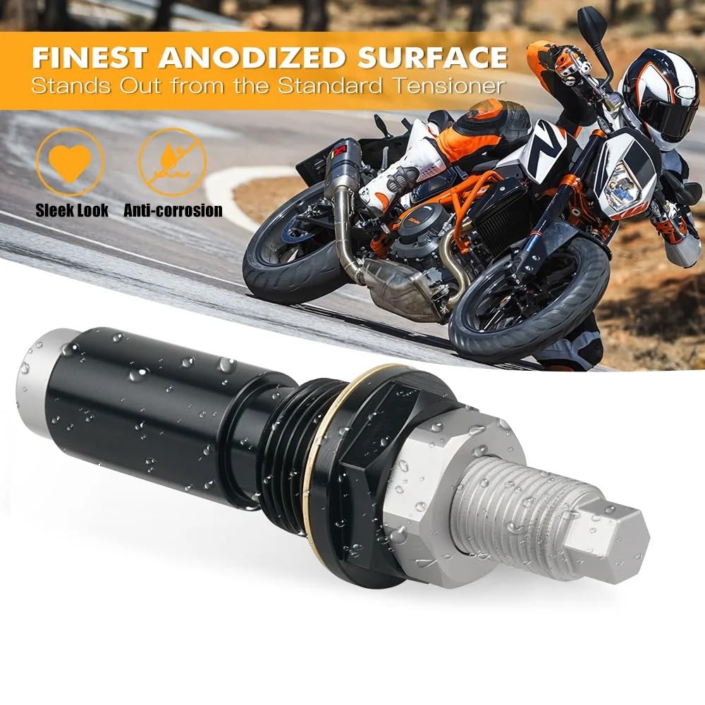 Tendicatena di distribuzione for moto for KTM 690 Enduro 2007-2016 2017 2018 690 Enduro R Bullone di fissaggio del regolatore manuale della catena(Orange)