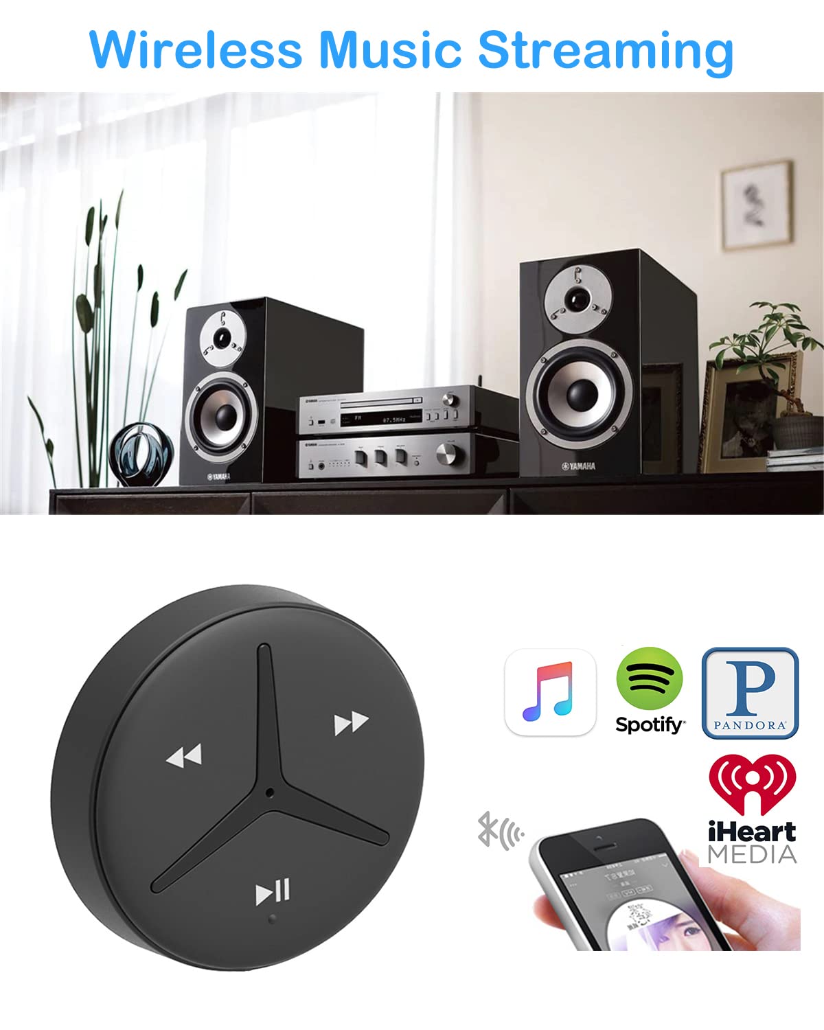 Buy Aston Innovations AAC Codec HiFi Bluetooth Aux Receiver for Car/Home Stereo,Music Streaming