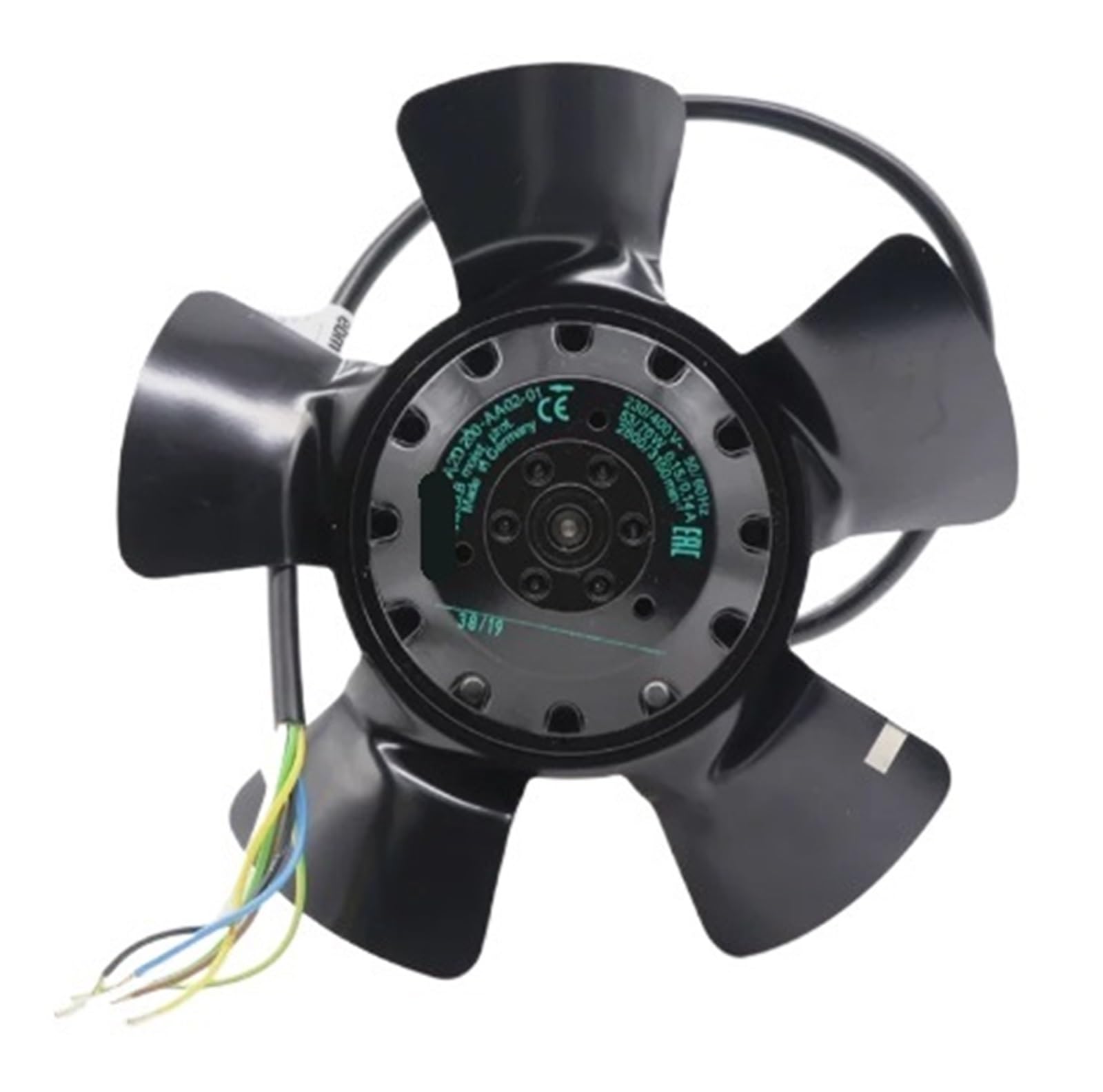 A2D200-AA02-01 230/400V 50/60Hz 0.15/0.14A 53/70W 2800/3150r/min 83Pa Fan