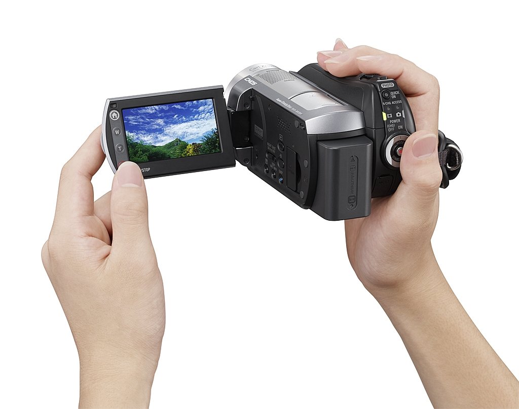 動作ok　ナイトショット　SONY　handycam DCR-SR220 Sony DCR-SR220 4 MP Zoom de 60 GB de Disco Duro videocámara