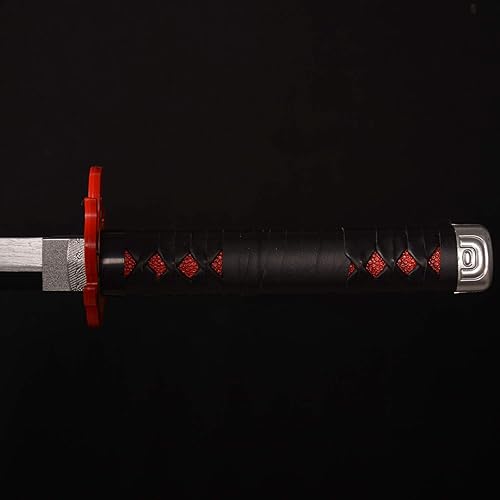 Miniatura 6 de Espadas de cosplay Agatsuma Zenitsu Samurai, espada Katana, espada de juguete de plástico para juego de disfraces, Halloween, cosplay, regalo, 4030