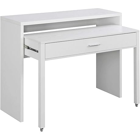 Convenience Concepts Newport JB Compact Desk for Small Spaces