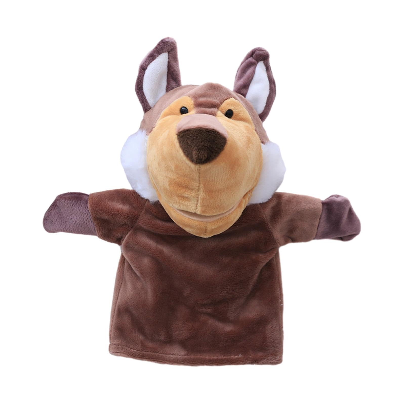 Soft Hand Puppet Movable Open Mouth Kids Gifts Storytelling Model Figure Toy Wolf| Toys & Hobbies-picture-23