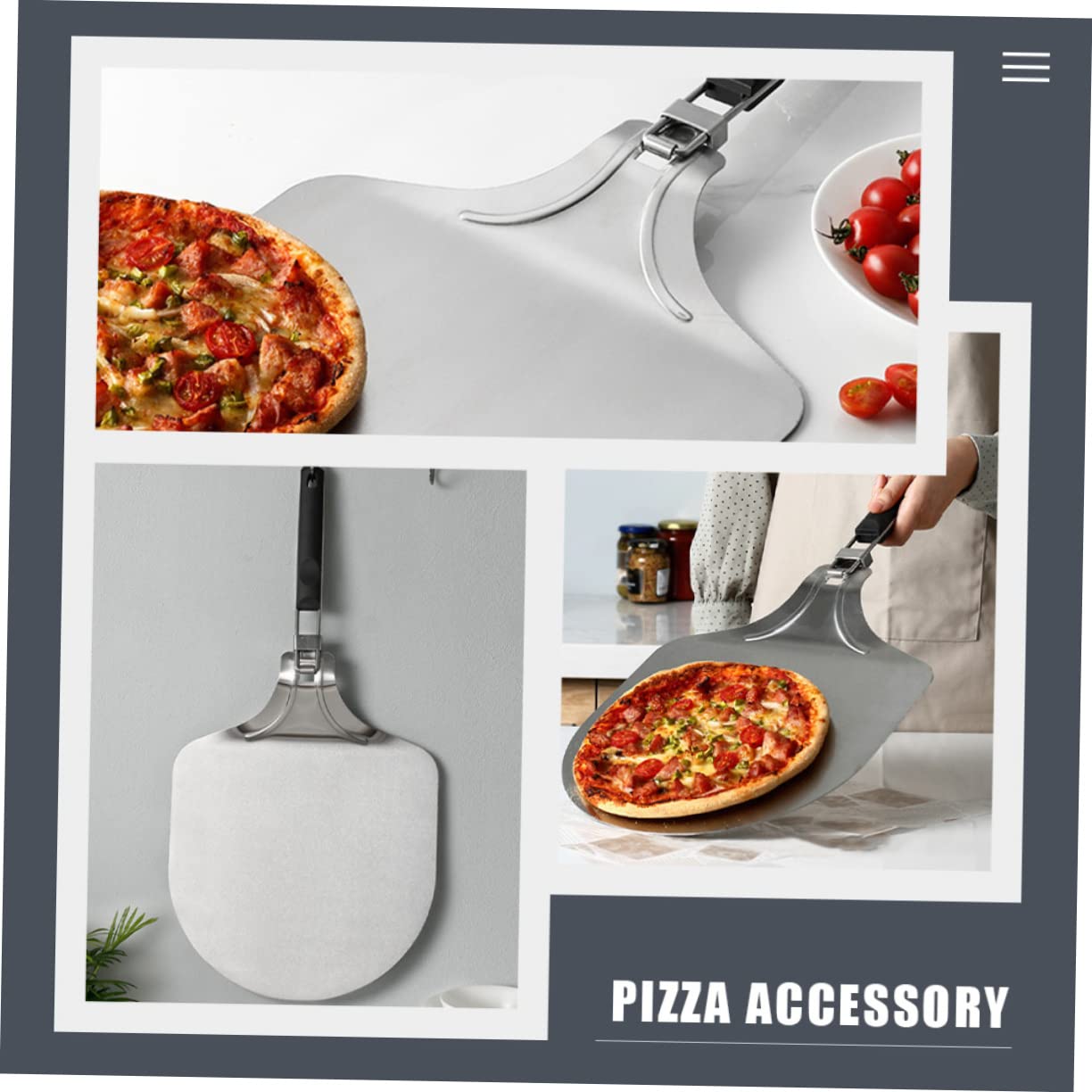 VALICLUD Spatule à Pizza Domestique Pelle à Pizza Fournitures De Cuisine Pratique Pour Gâteaux Desserts