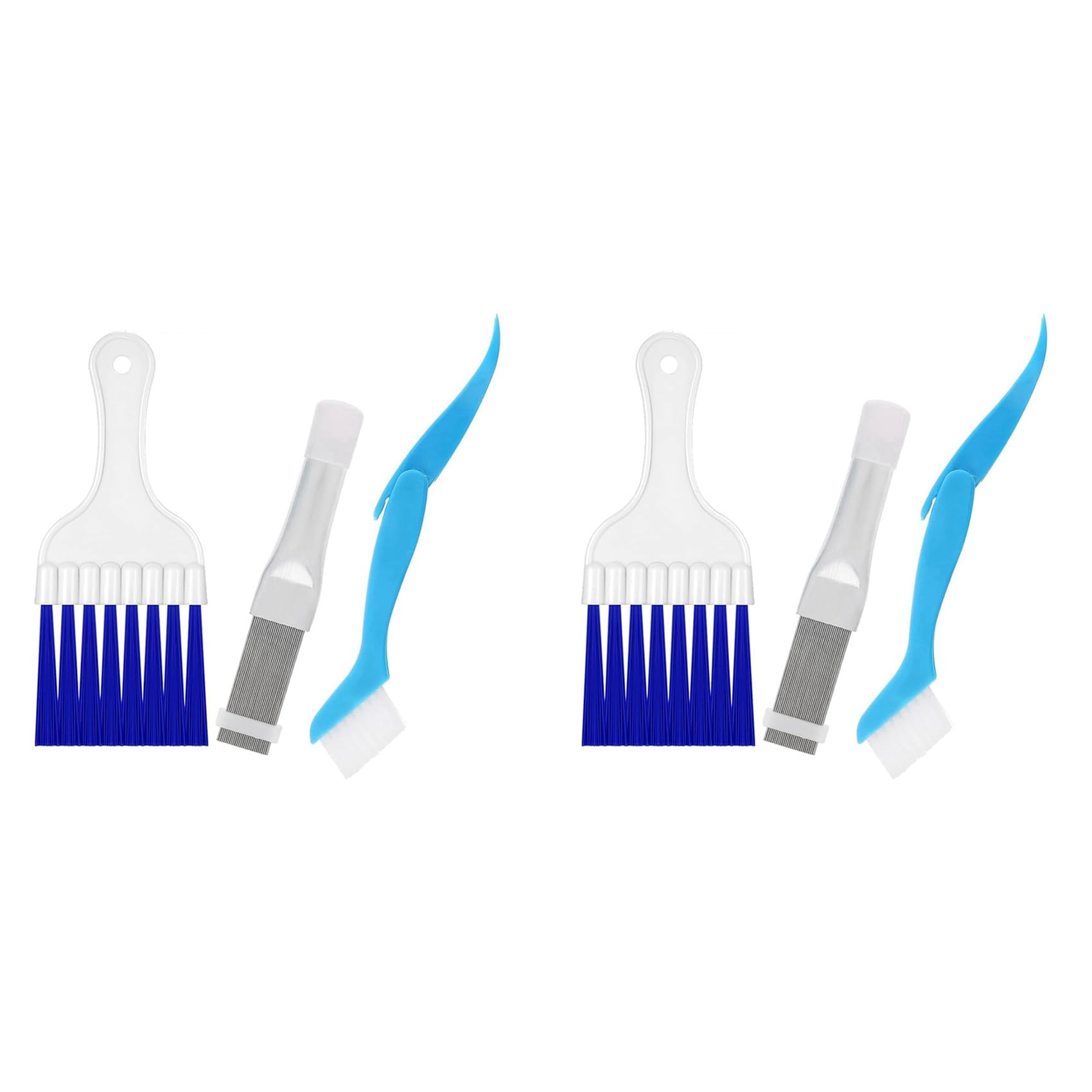 Hndhbfgrt 2X Air Conditioner Condenser Fin Comb Cleaner Kit, Air Conditioner Fin Cleaner Brush Kit