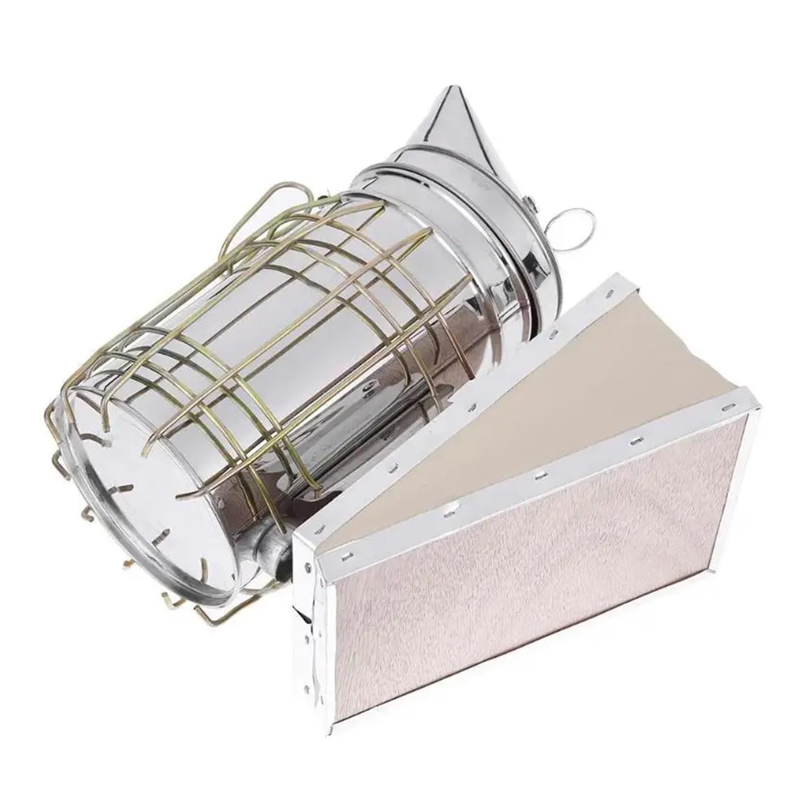 Imker-Räucherwerkzeug, extra großer Edelstahl, 31 cm Höhe, langlebige Imkerausrüstung für sicheren Umgang mit Bienen, ideal für Imker und Honigernte