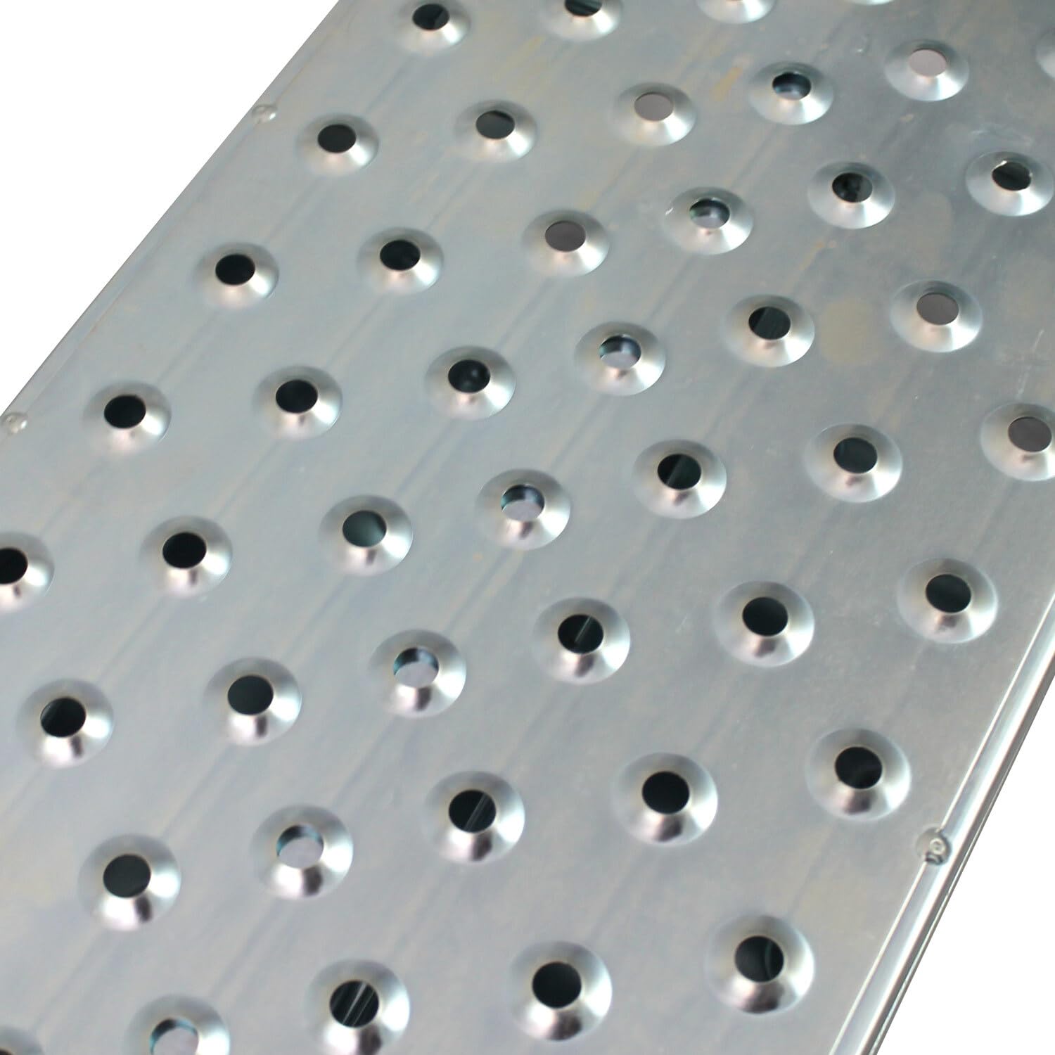 Bituxx 1x Auffahrrampe Verladerampe Quadrampe Motorradrampe Klappbar Stahl bis 400kg Länge 1,76m