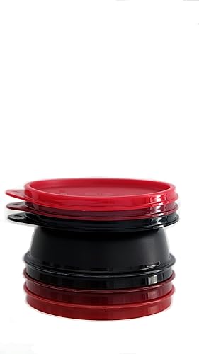 Miniatura 8 de Tupperware Recipiente hermético a prueba de fugas (juego de 3, 10.1 fl oz) Cereza, Rubí, Negro, 11155467