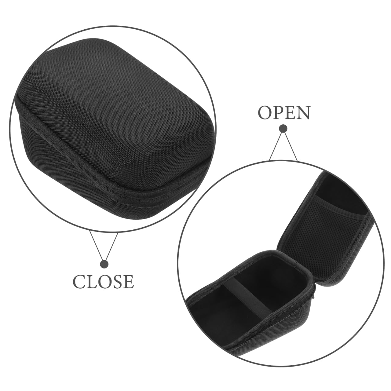 Bolsa De Almacenamiento para Monitor De Presión Arterial Estuche Rígido Protector con Compartimentos Múltiples para Viaje Y Uso Médico
