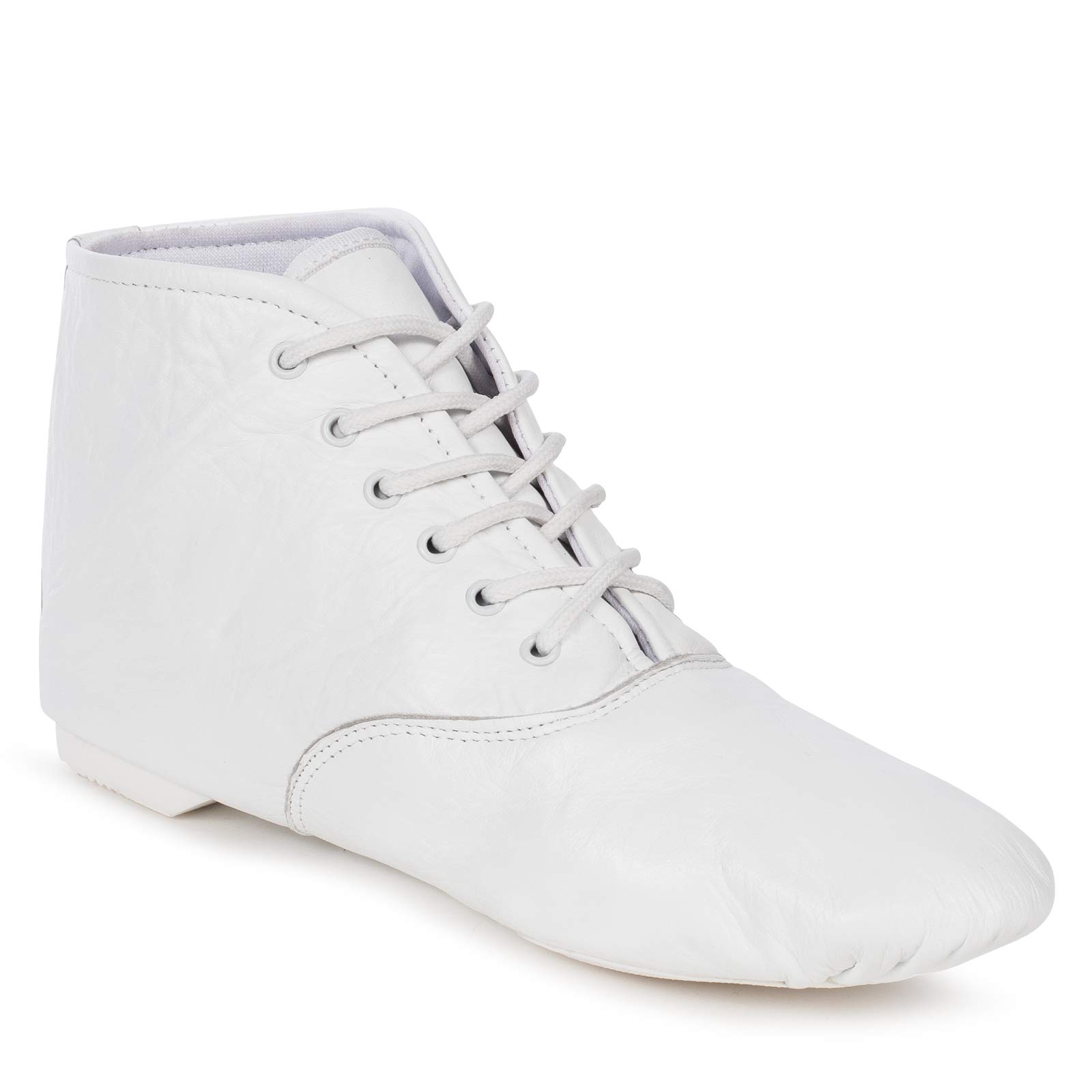 Solo Dance Gardetanzstiefel Kinder & Erwachsene – BDK Turnierstiefel aus Leder mit geteilter Gummisohle & Schnürung – Flexibler Tanzstiefel für Garde, Karneval & Showtanz
