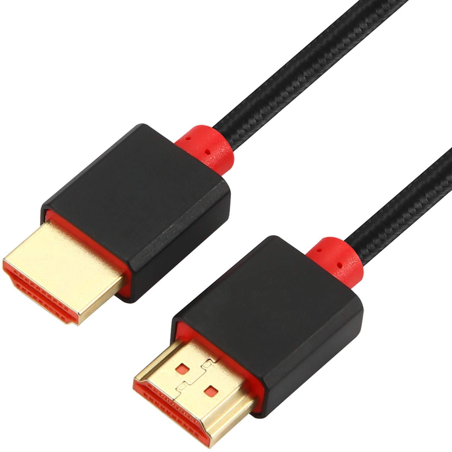 HUANGTAOLI High Speed HDMI Cable Braided with Ethernet 3 Meter (9.8 Feet),Supports 3D, 1080p and Audio Return