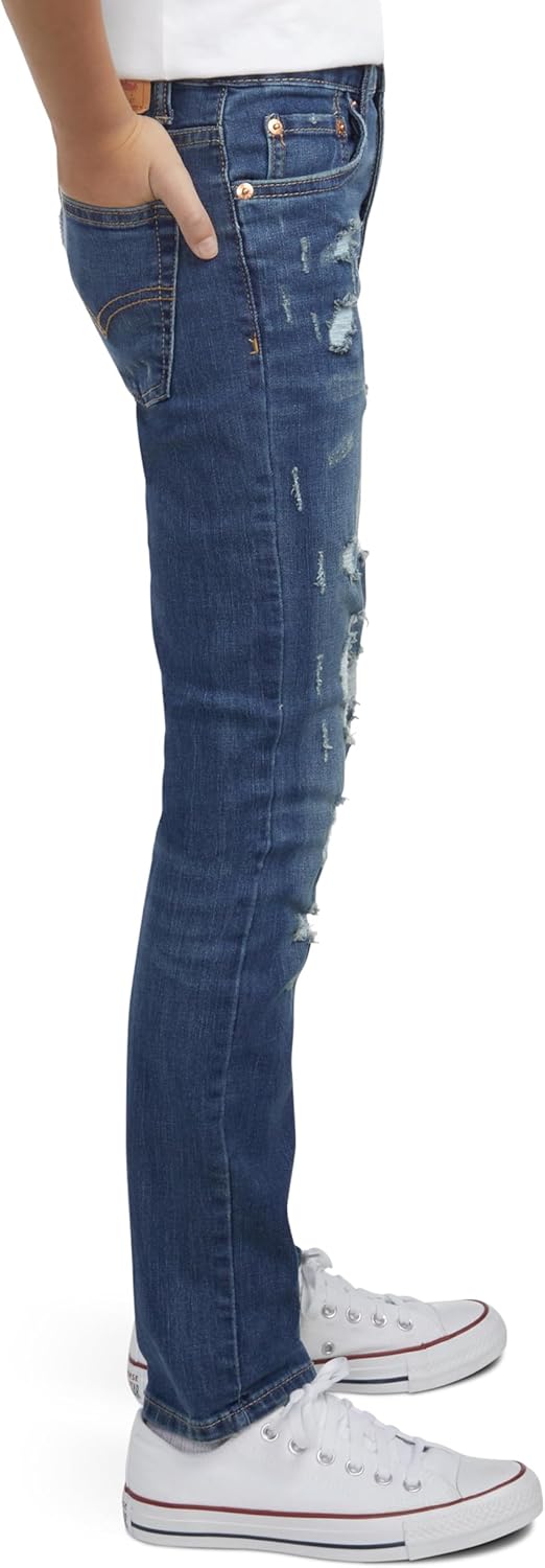 Levi's Boys 510 Skinny Fit Destructed Jeans - Image 3