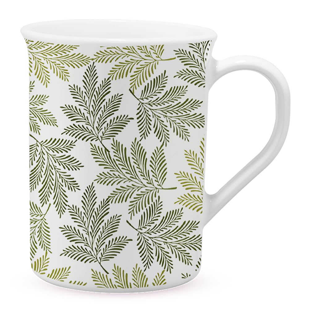 Larah by BOROSIL Maria Opalware Mug | Set of 1 Pcs Tea/Coffee Mugs, 350 ml Each | Microwave & Dishwasher Safe, Bone-Ash Free | Crockery Set Ideal for Daily Use & Gifting | White