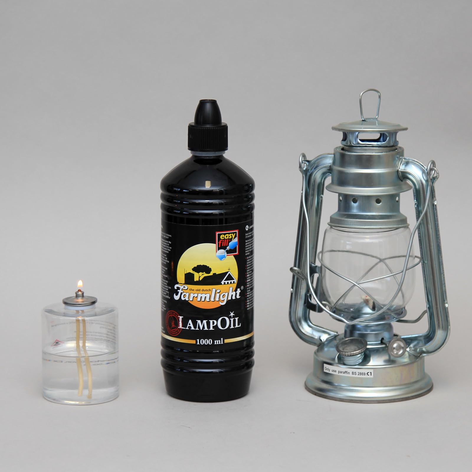 Smokeless and Odourless Premium Dutch Lamp Oil with Intergrated Easy Pour Funnel, Clear Candle Oil - Image 2