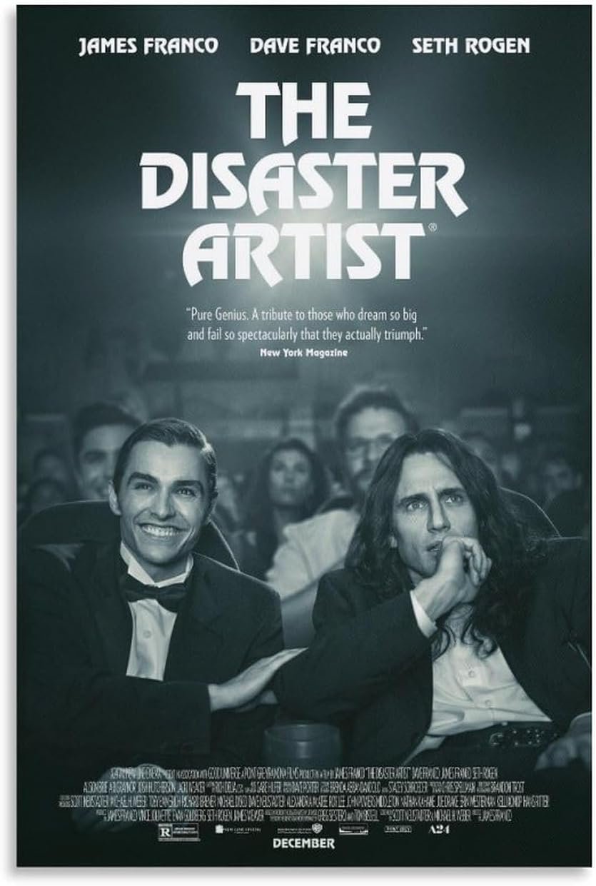 Wall Art Prints Movie Posters The Disaster Artist Canvas Print Cool Wall Decor Poster Decorative Painting Canvas Wall Art Living Room Posters Bedroom Painting 08x12inch(20x30cm)