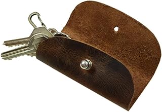 Hide & Drink, Leather Key Wrap W/Lobster, Keychain Holder, Pocket Accessories, Handmade Includes 101 Year Warranty :: Bourbon Brown