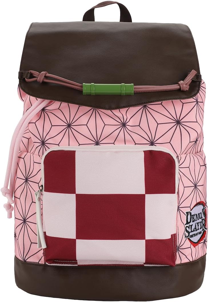 Demon Slayer Nezuko Pink Slouch Backpack