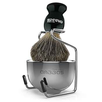 ジレット　アートオブシェービング　剃刀と獣毛ブラシセット ジレットアートオブシェービング剃刀と獣毛ブラシセット