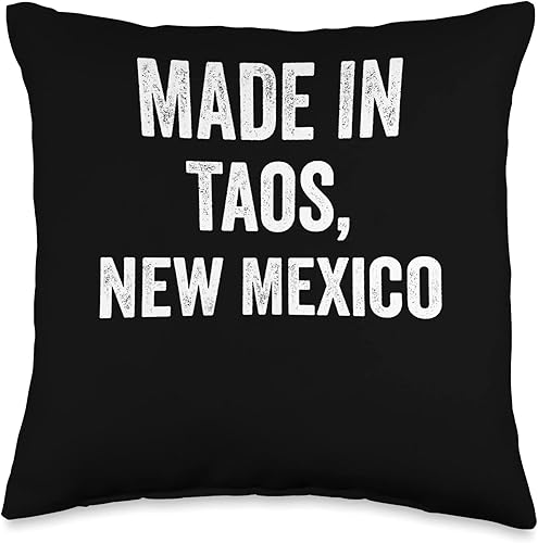 Made in Taos New Mexico Throw Pillow