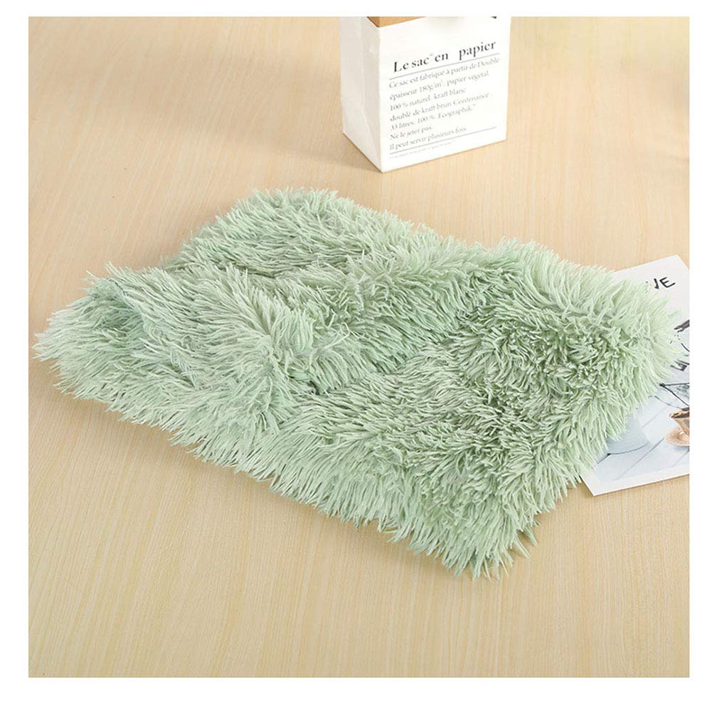 YAOTT Fluffy Plush Soft Warm Washable Blanket for Dogs and Cats Calming Anti-Anxiety Blankets for Pets and Puppies Warm Cozy Throws for Pets Sofa Bed Fruit Green 78×54CM