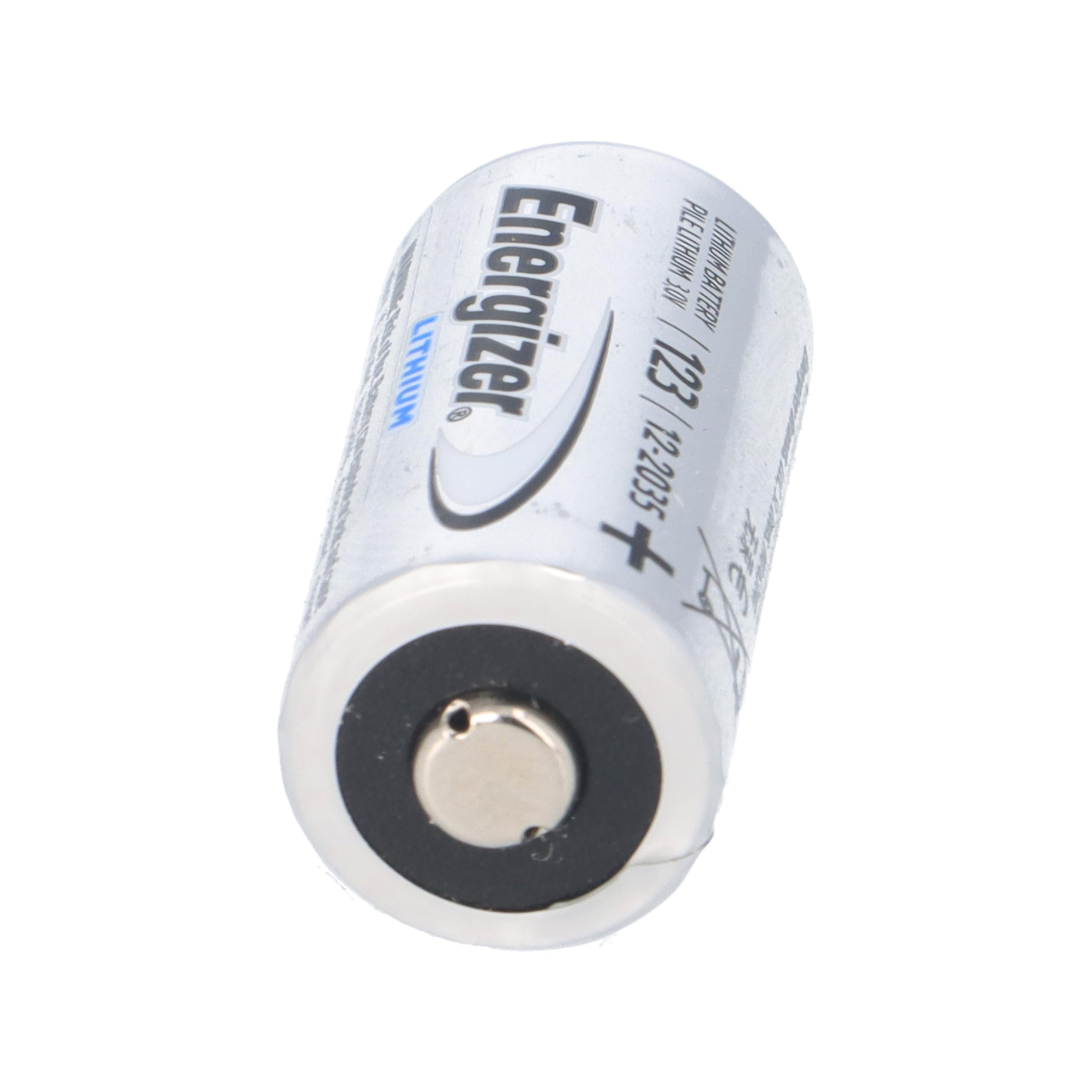 Batteria al litio CR123A 3V EL123AP Set 50 1500mAh Li/MnO2 con PTC ad alta corrente – Batteria monouso per fotocamera, sistema di allarme, torcia – Energizer