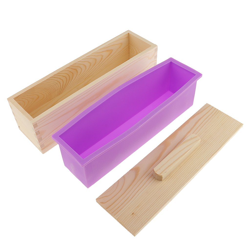 misppro Lot de 2 moules rectangulaires en silicone 900 g