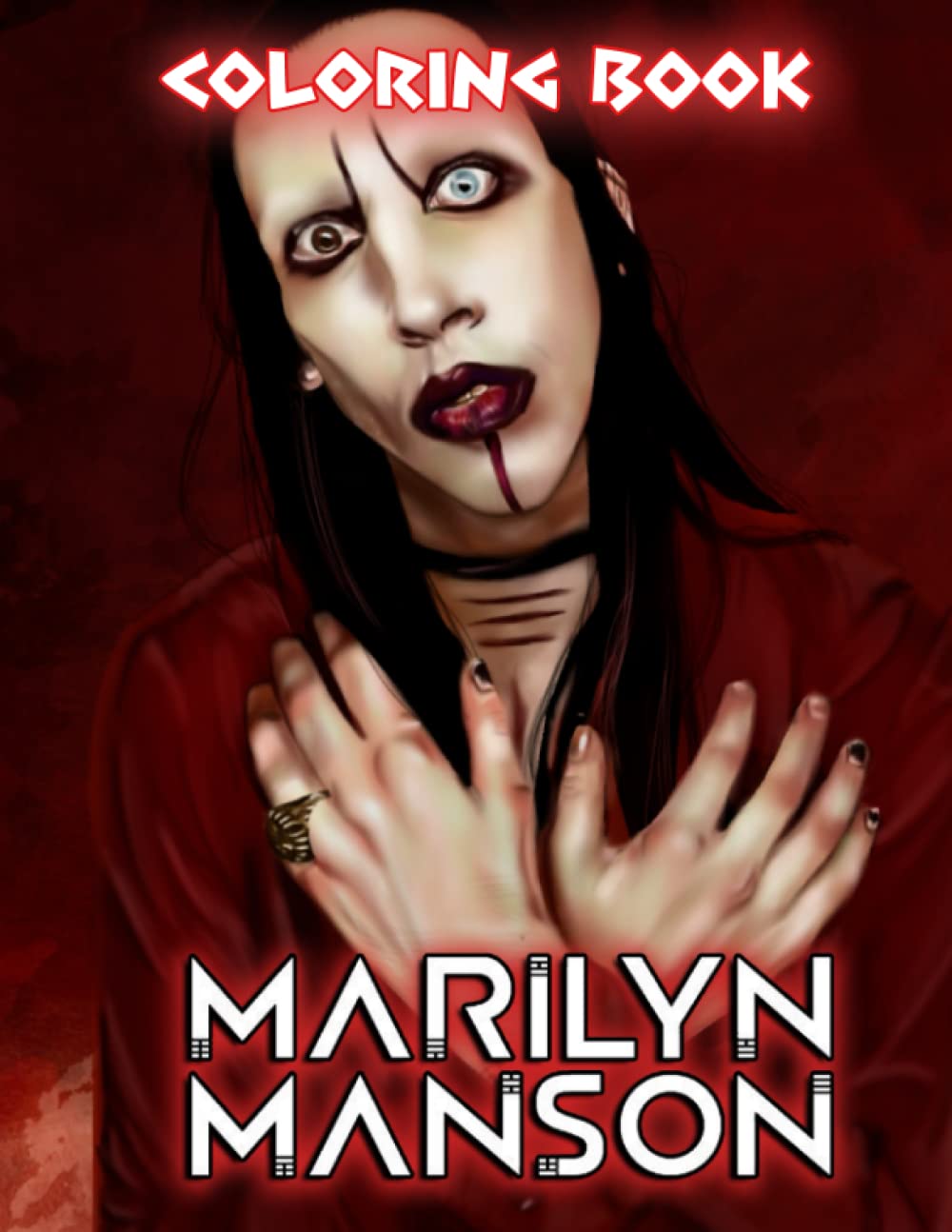 Buy Marilyn Manson Coloring Book An Amazing Coloring Book With Lots Of