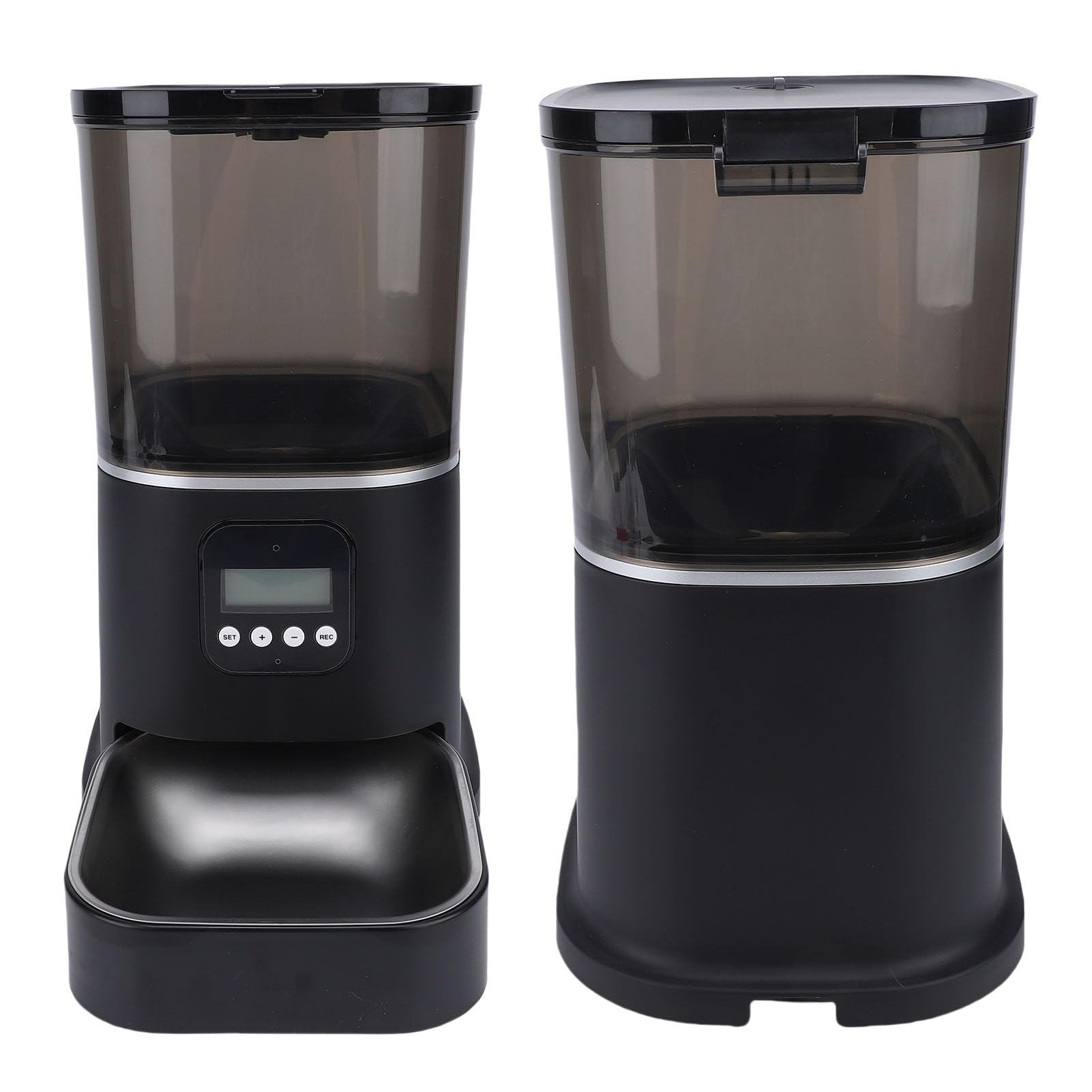Haofy Alimentador Automático para Gatos Dispensador Inteligente de Alimentos para Mascotas de 6 litros con Control LCD Fuente de Alimentación Dual Alimentación Temporizada para