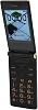 WINH Flip Phone for the Elderly, Flip Phone, Flip Speaker to Answer the Flashlight, 3 Inch Screen for Home for the Elderly (Black)