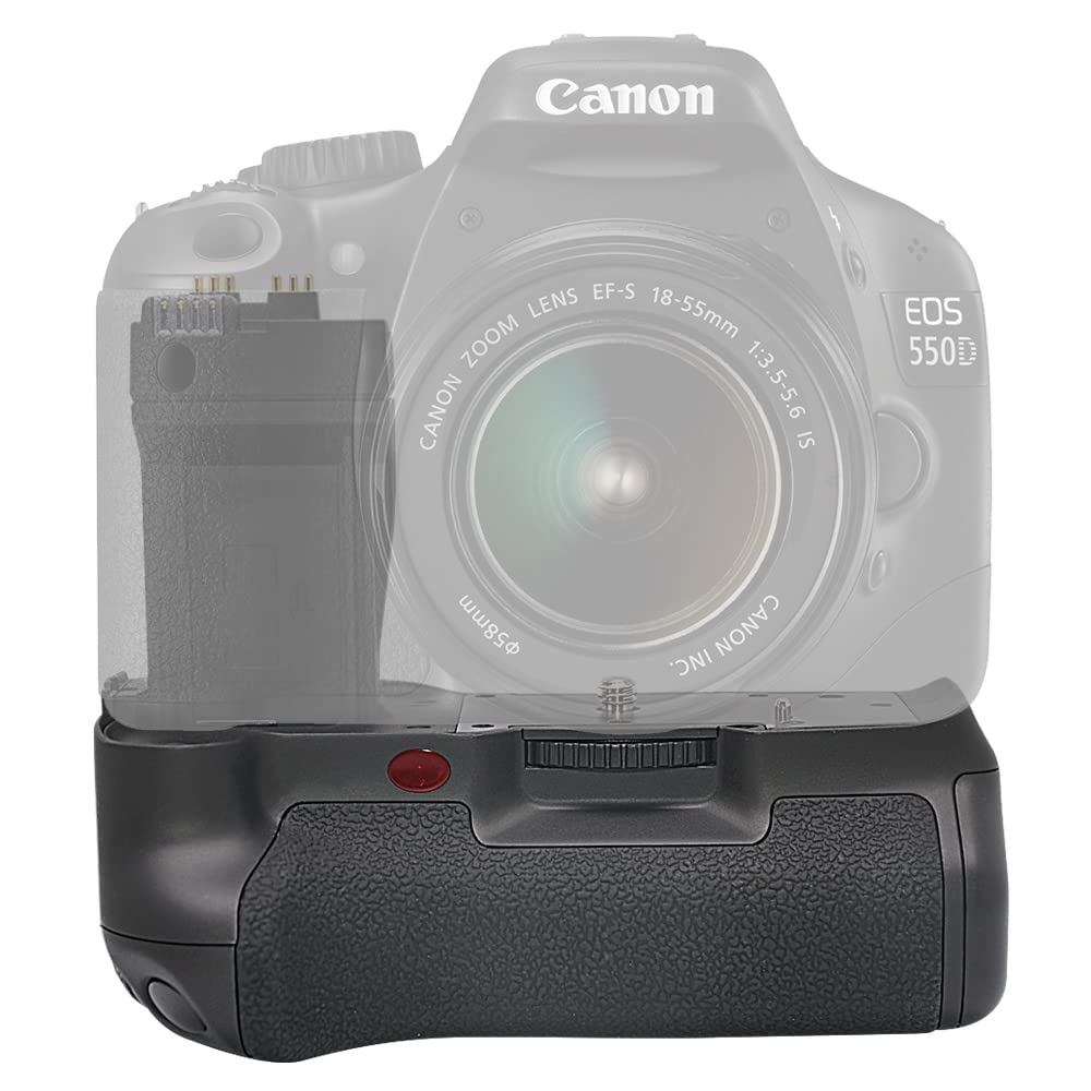 Battery Grip pour Canon EOS/550D/600D/650D/700D/Rebel T2i/T3i T4i T5i de Rechange de BG-E8