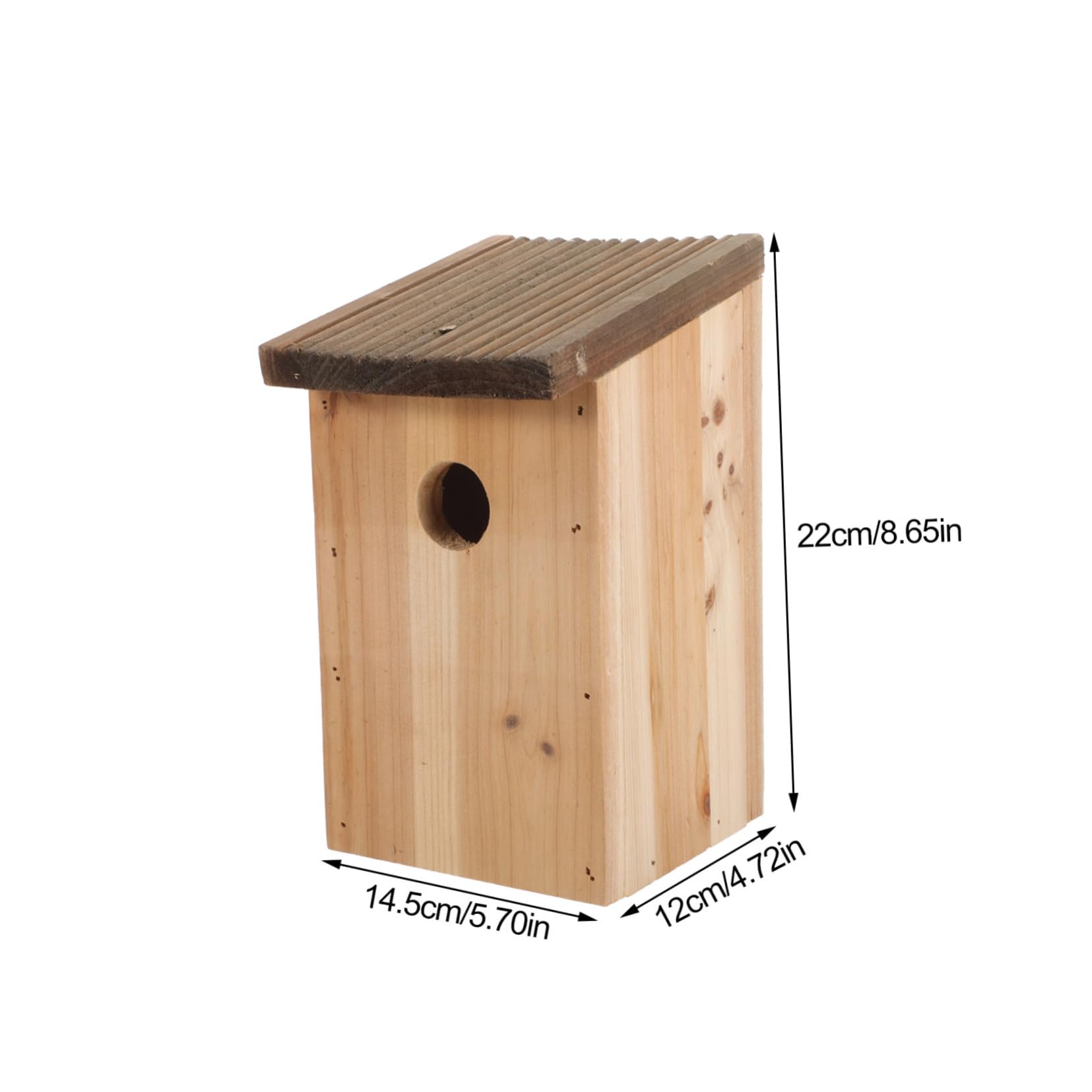 BESPORTBLE Caja Casa Canaria Casa para Pájaros Hecha a Mano Casa Nido para Periquitos Casa Nido De Pájaros Casita para Pájaros Casas De Pájaros Colgantes para Exterior De Madera Juguete Loro