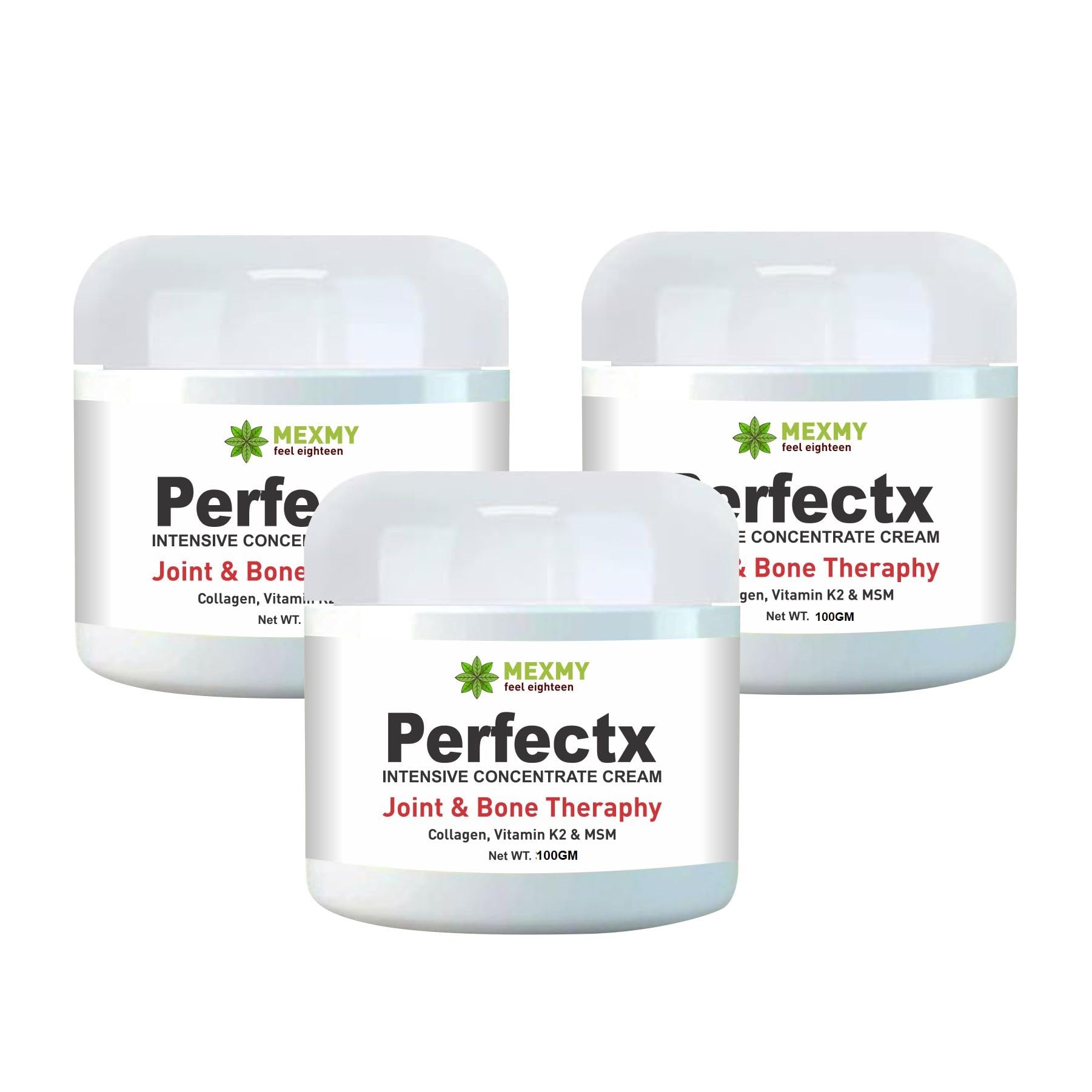 Perfectx Joint & Bone Therapy Cream, Fast-Acting Relief for Muscle and Joint Discomfort, Back, Neck, Hands, Feet Support (Pack Of 3-300gm)-picture-11