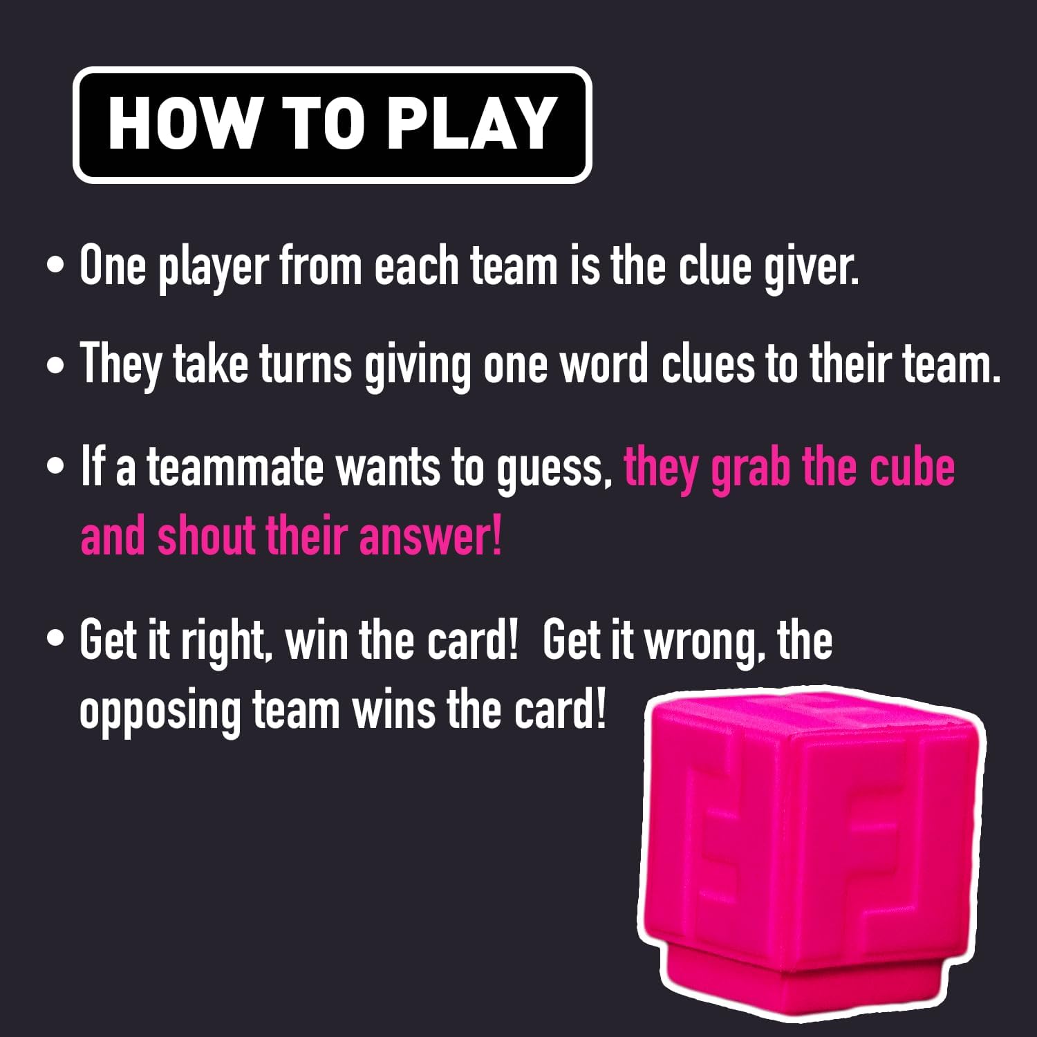 Fuzzy Logic Word Guessing Party Game – Funny Team-Based Card Game for Kids, Teens & Adults, Creative Clue & Strategy Game for Family Game Night, 4+ Players