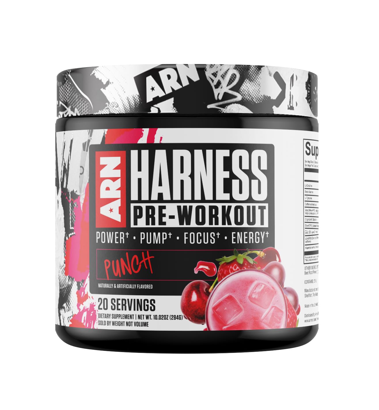 Arms Race Nutrition Harness Pre-Workout, 20 Servings (Punch)