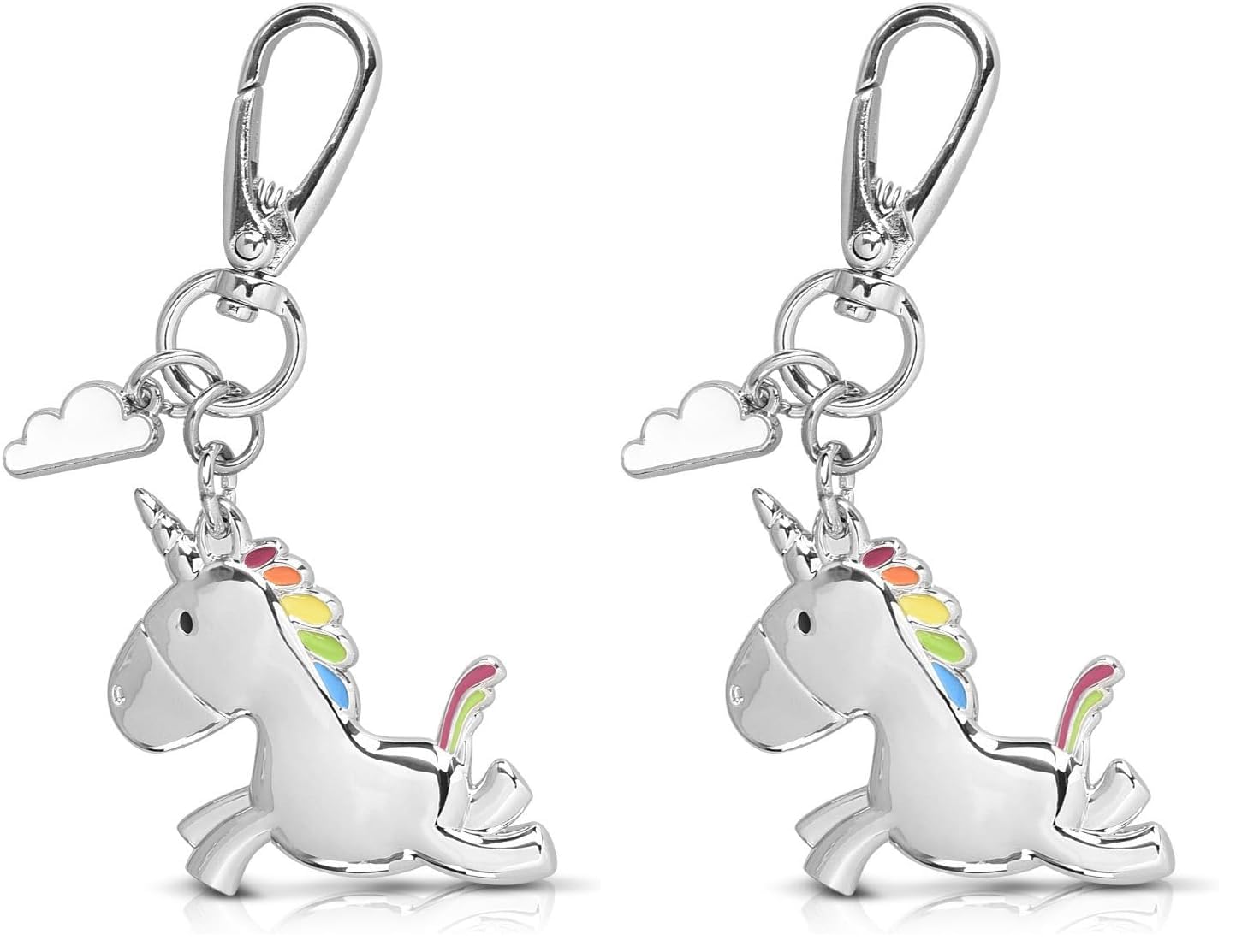 Promotech Portachiavi Unicorno Little Pony - Portachiavi In PVC Colorato Per Ragazze E Donne